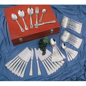   53 Pc. 18/10 Stainless Steel Flatware Set with Chest