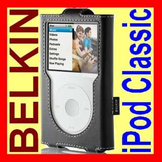 BELKIN Leather Case for iPod Classic 5G 6G 7G 80GB 120GB 160GB F8Z205 