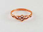Celtic Knot Copper Ring Design Irish Jewelry New Size 8