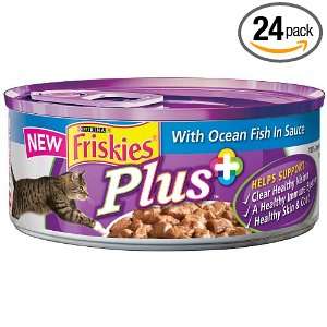 Friskies OceanFish in Sauce Cat Food, 5.5 Ounce (Pack of 24)  