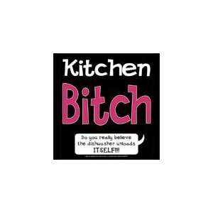 apron funny black Kitchen B itch