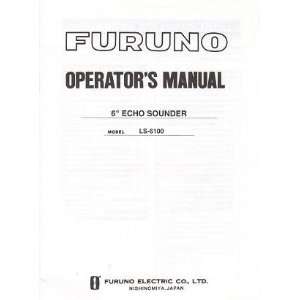  Furuno LS6100 6in Echo Sounder Operators Manual GPS 