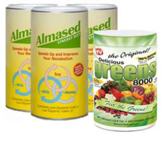 Weight Loss Combo  Almased & Delicious Greens 8000  