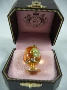 NEW JUICY COUTURE FISH BOWL BRACELET JEWELRY CHARM IN BOX  