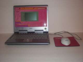 VTECH NITRO NOTEBOOK LEARNING LAPTOP PINK, MOUSE, PAD AND BATTERIES 