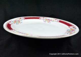 Homer Laughlin China Brittany Serving Platter L51N6 11 3/4 Inches Long 