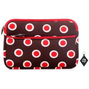   Pocket. Color Red Polka Dots + NuVur ™ keychain (ND09PGR1) Cell