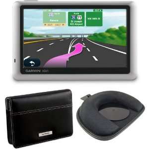 Garmin nüvi 1450T 5 Inch GPS Navigator with Carry Case and Friction 
