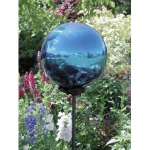   Inch Cobalt Blue Stainless Steel Gazing Globe Patio, Lawn & Garden