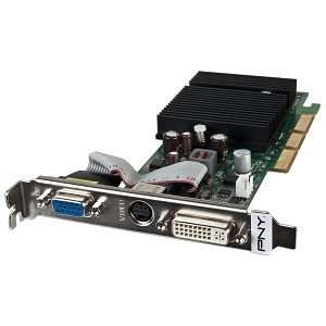  PNY GeForce 6200 256MB DDR2 AGP DVI/VGA Video Card w/TV 