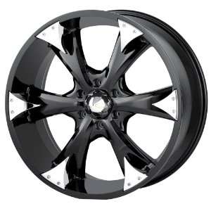  Baccarat Linc 2111 Black Wheel with Gold Facet (22x9.5 