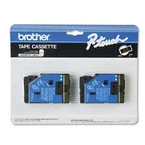 com o Brother o   TC Tape Cartridges for P Touch Labelers, 1/2w, Gold 