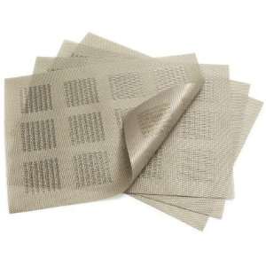 Chilewich Pewter Pocket Squares Placemat 