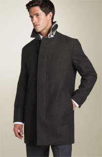 Burberry Wool Blend Car Coat  