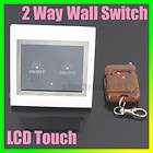 Way LCD Touch Wireless Remote Control Wall Switch 838
