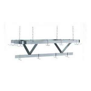   Ceiling Hung, Triple Bar Design With Ceiling Chain Hangers, 96W, 22D