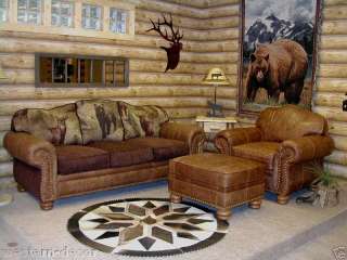 Log Cabin Wallpaper REAL LOG LOOK Rustic Lodge  