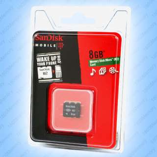   SanDisk 8GB Memory Stick Micro M2 for Sony PSP Go Ericsson Mobile 8G