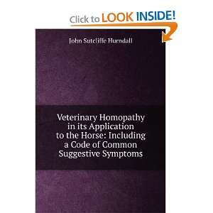   Code of Common Suggestive Symptoms John Sutcliffe Hurndall Books