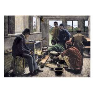   Testing Opium in China, 1880s Premium Poster Print, 24x32 Home