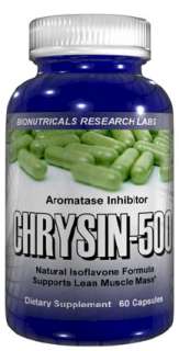 3x CHRYSIN 500 Aromatase Inhibitor Testosterone 0610585456392  