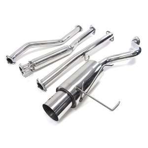 com 01 05 Honda Civic DX LX 1.7L Coupe Sedan Catback Muffler Exhaust 