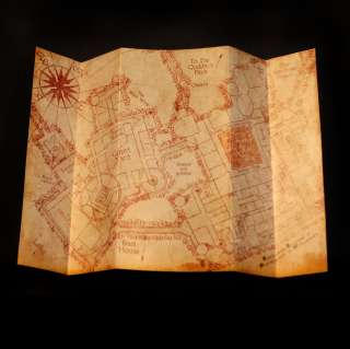Harry Potter MICRO Marauders Map of Hogwarts Castle Stunning detail 