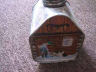 Absolutely Pure Maple Syrup New England Container Tin  
