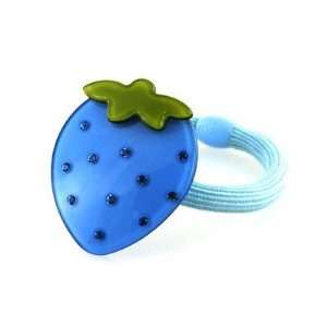  Blue Strawberry Ponytail Holder Beauty