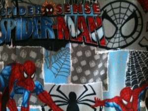Spiderman Marvel superhero comic book fleece fabric  