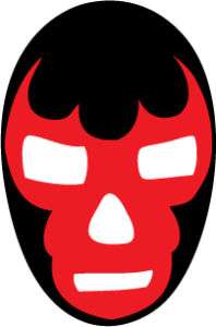 Luchador Wrestling Mask Vinyl Decal Sticker  