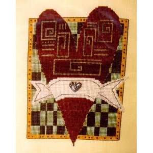  A Charming Heart   Cross Stitch Pattern Arts, Crafts 