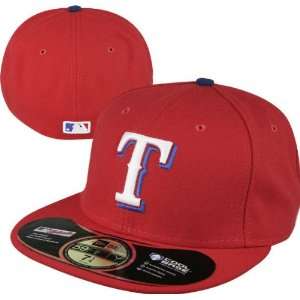  Texas Rangers New Era 5950 On Field Fitted Red Baseball 