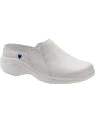 Womens Nurse Mates FEATHER Open Back Leather Clogs