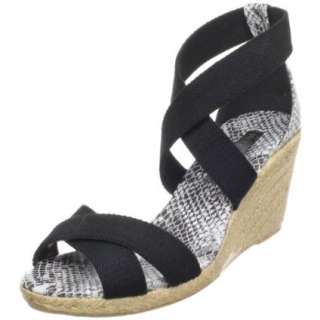 BCBGMAXAZRIA Womens Barcelona Wedge Sandal   designer shoes, handbags 