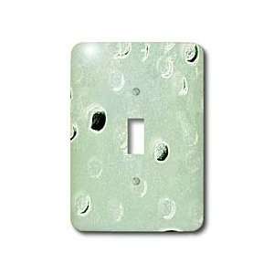 Patricia Sanders Creations   Green Dots Abstract   Light Switch Covers 