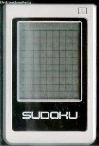 SUDOKU PUZZLE POCKET ELECTRONIC HANDHELD LCD GAME ★  