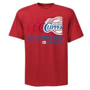   Los Angeles Clippers Snapback Hookup T Shirt (Red)