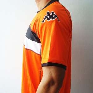 KAPPA Mens Football Soccer Jersey Shirt Orange M L XL  