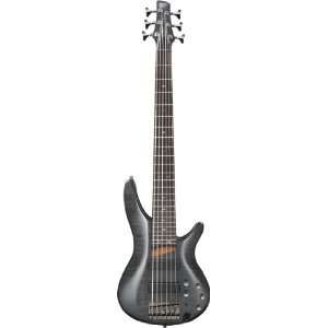  Ibanez Soundgear SR706 6 String Bass Guitar   Transparent 