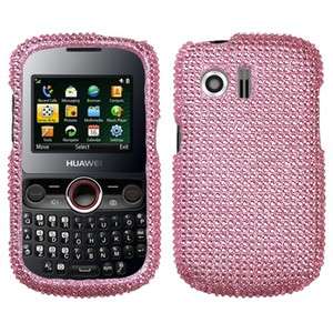 Pink Crystal Diamond Bling Hard Phone Case Cover MetroPCS Huawei 