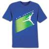 Jordan AJ Flight T Shirt   Mens   Blue / Light Green