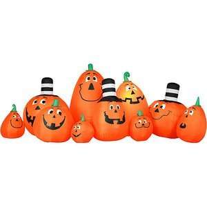Halloween Decorations 9 Long Airblown Halloween Inflatable Pumpkin 