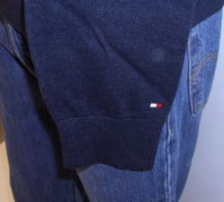 NWT MENS TOMMY HILFIGER SWEATER NAVY BLUE SMALL  