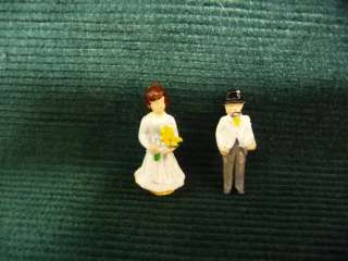 103 Miniature Doll House 1/144th or N scale Bride & Groom Set in 