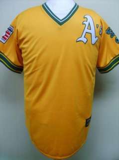   Athletics #24 Rickey Henderson HOF Patch Throwback Cooperstown Jersey