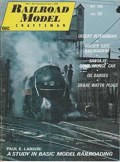 May 1968 Railroad Model Magazine Santa Fe Railway  