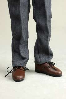 ms0001 Dragon brown man shoes fits 12 figures G  