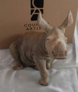 COUNTRY ARTISTS BABY WHITE RHINO   THOUGHTFUL NEW  