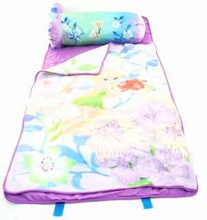 Tinkerbell Kids Slumber Pal Nap Mat & Pillow Purple  